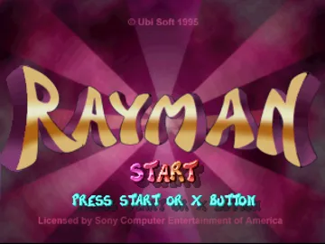 Rayman (JP) screen shot title